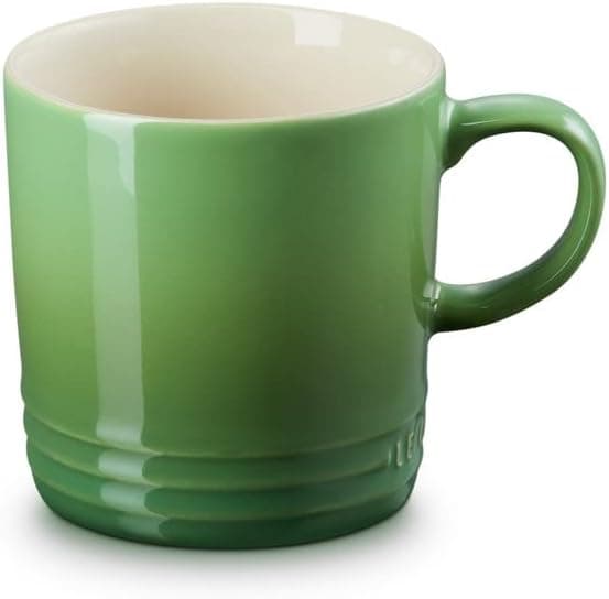 Enamelled earthenware mug - Image 1