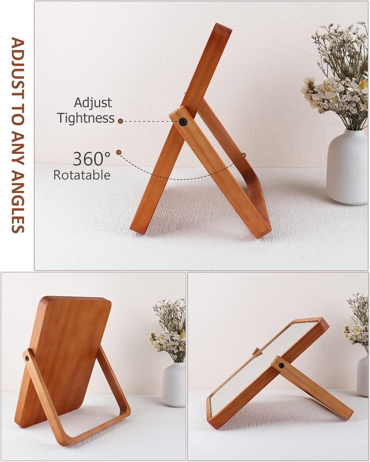 DaizySight Wooden Desk Mirror - Thumbnail 2