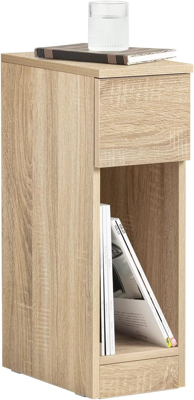 Nightstand with Drawer & Shelf - Image 1