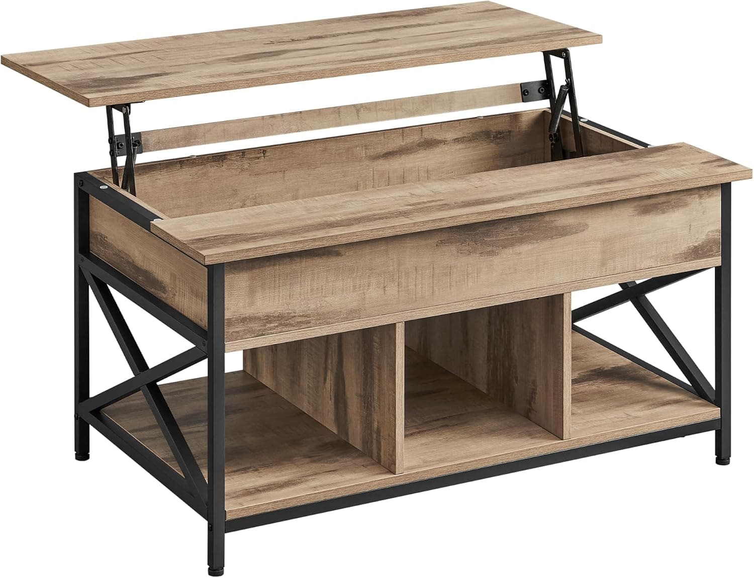 Lift‑Top Coffee Table with Storage - Image 1