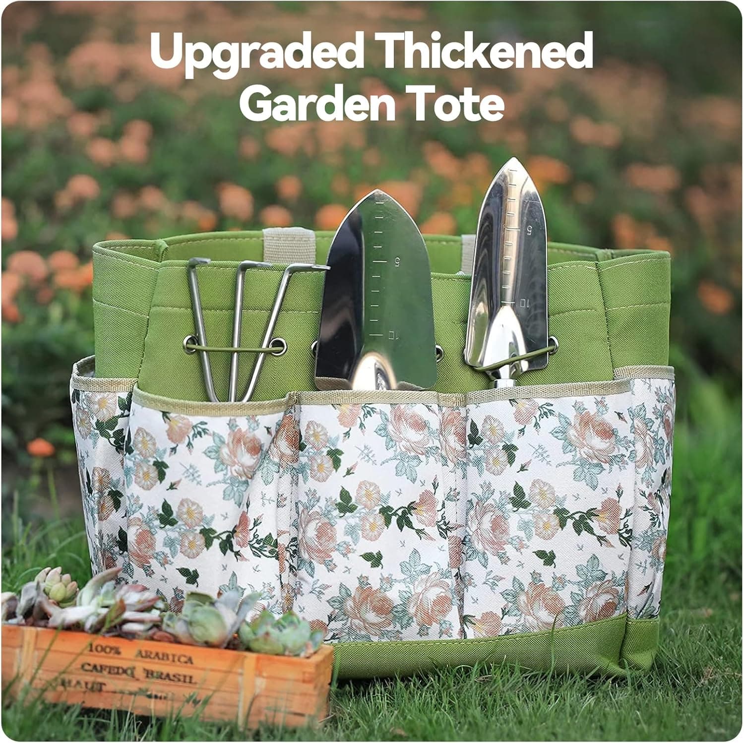 Garden Tool Set with Carry Bag - Thumbnail 3